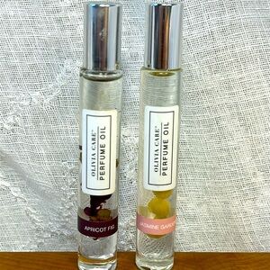 NWT Olivia Care Perfume Oil bundle of two: Apricot Fig and Jasmine Gardens